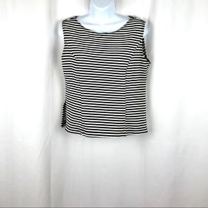 Nicole Studio knit striped tank top 8P